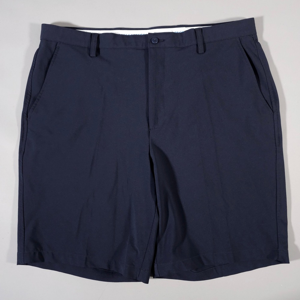 FootJoy Golf Shorts Mens 38 Navy‎ Blue Performance Stretch Flat Front FJ